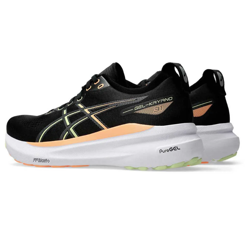 Asics Herre Løpesko Gel-Kayano 31, Black / cool matcha