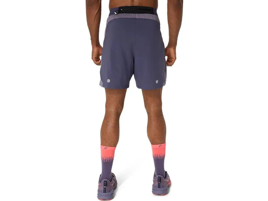 Asics Herre Shorts Road 2-N-1 7in, Graycolor