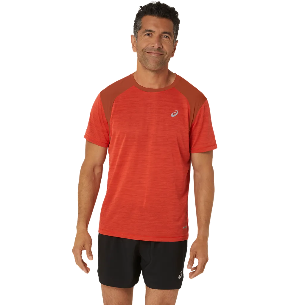 Asics Herre Top Road SS, Red