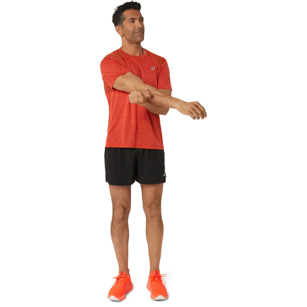 Asics Herre Top Road SS, Red