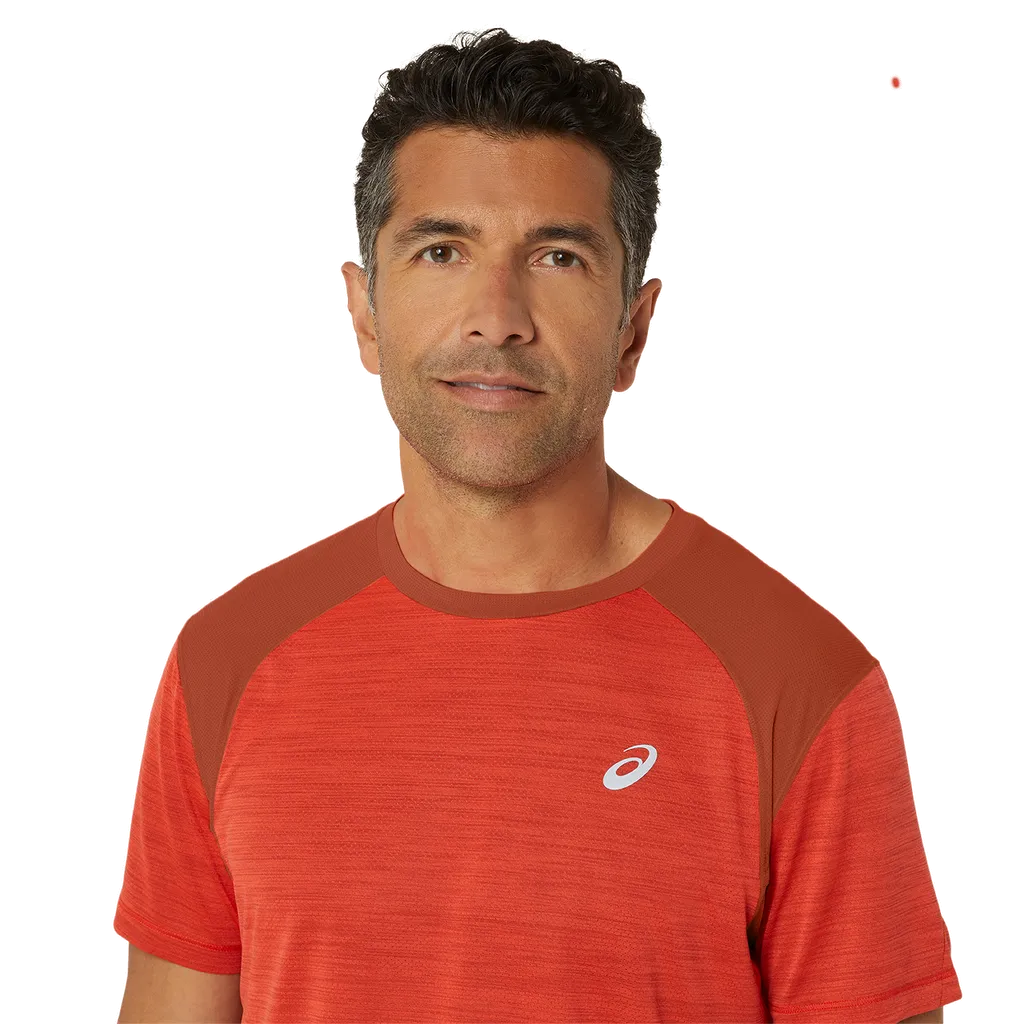 Asics Herre Top Road SS, Red
