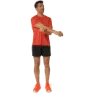 Asics Herre Top Road SS, Red
