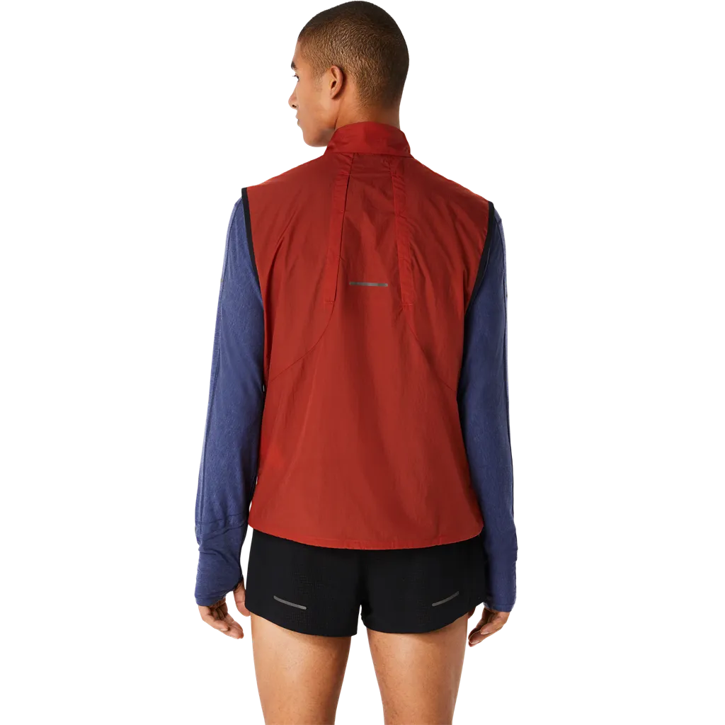 Asics Herre Vest MetaRun Packable, Spice latte Asics Herre Vest MetaRun Packable, Spice latte