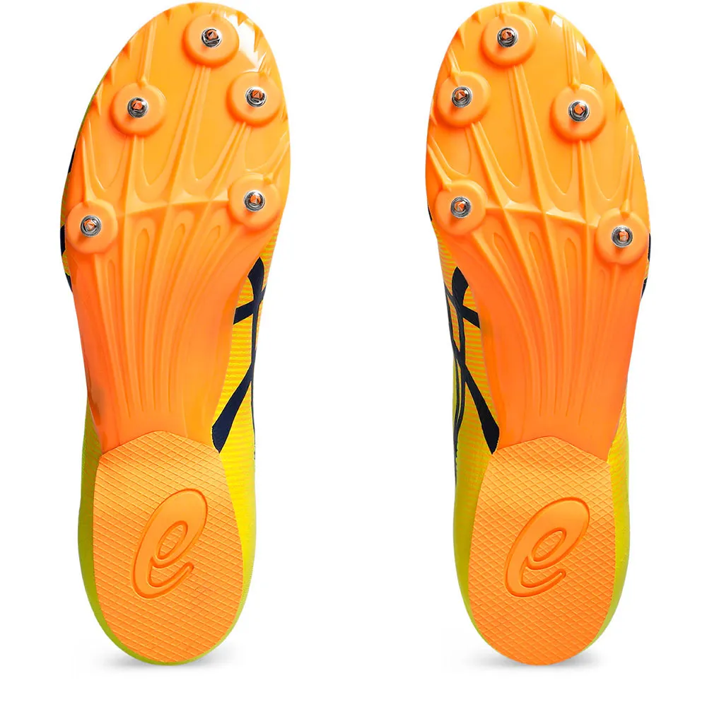 Asics Hyper Md 8 Løpesko Med Pigger male, Bright yellow / blue expanse