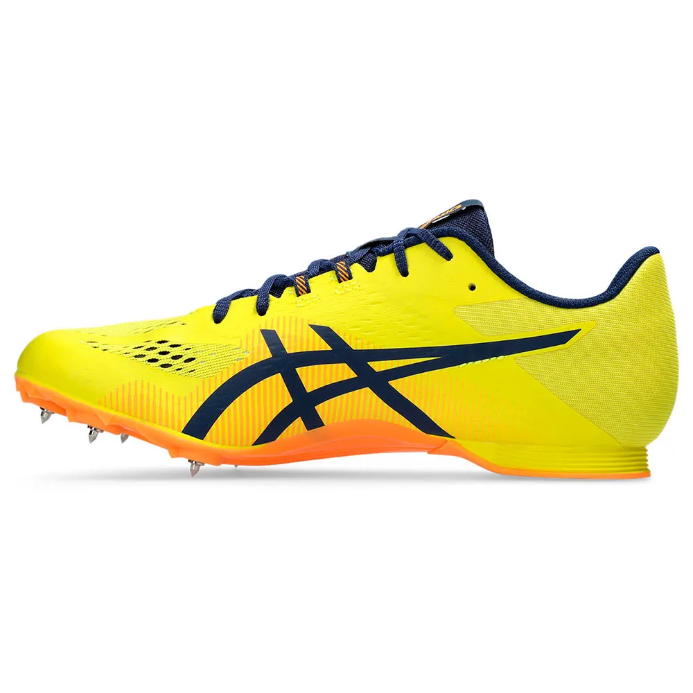 Asics Hyper Md 8 Løpesko Med Pigger male, Bright yellow / blue expanse