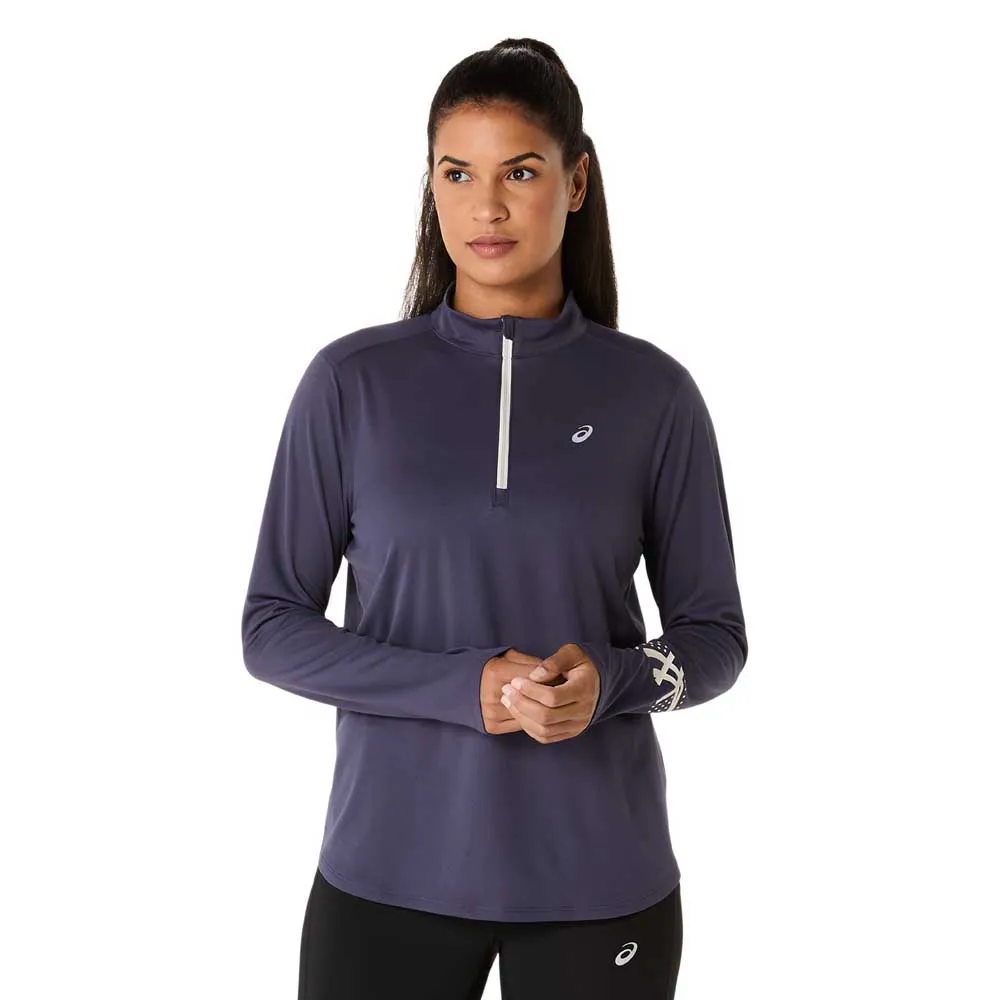 Asics Icon Halv Glidelås Langarmet T-skjorte female Asics Icon Halv Glidelås Langarmet T-skjorte female