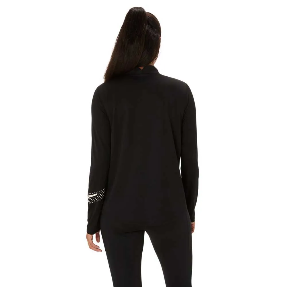 Asics Icon Halv Glidelås Langarmet T-skjorte female