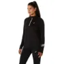 Asics Icon Halv Glidelås Langarmet T-skjorte female