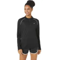 Asics Icon Halv Glidelås Langarmet T-skjorte male