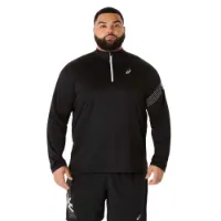Asics Icon Halv Glidelås Langarmet T-skjorte male