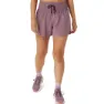 Asics Nagino 4inch Run Shorts female, Dusty mauve