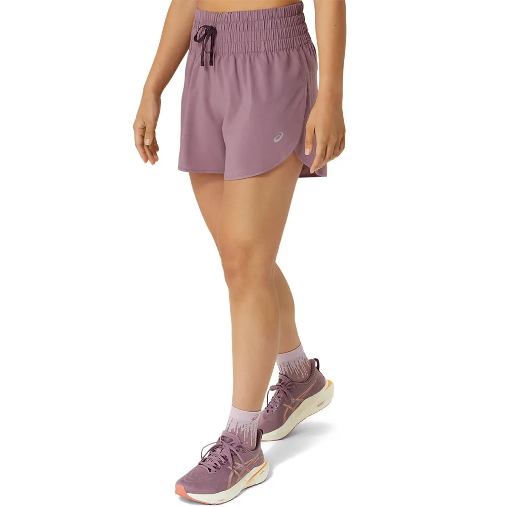 Asics Nagino 4inch Run Shorts female, Dusty mauve