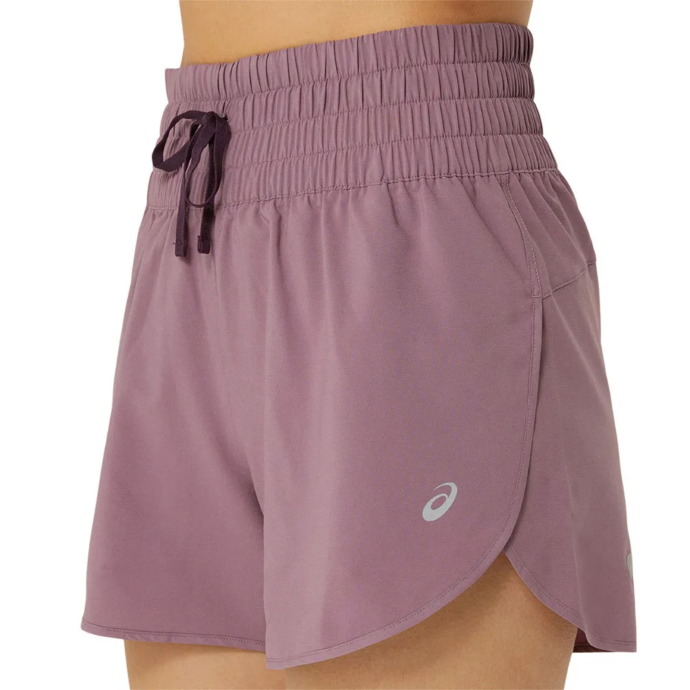 Asics Nagino 4inch Run Shorts female, Dusty mauve