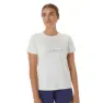 Asics Nagino Graphic Run Kortarmet T-skjorte female, Cream