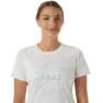 Asics Nagino Graphic Run Kortarmet T-skjorte female, Cream
