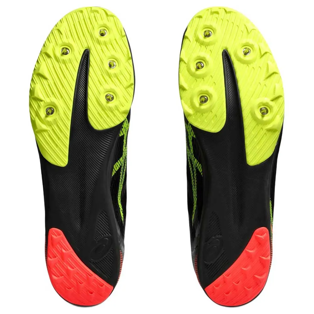 Asics Resurgence Xc Løpesko Med Pigger male, Black / safety yellow