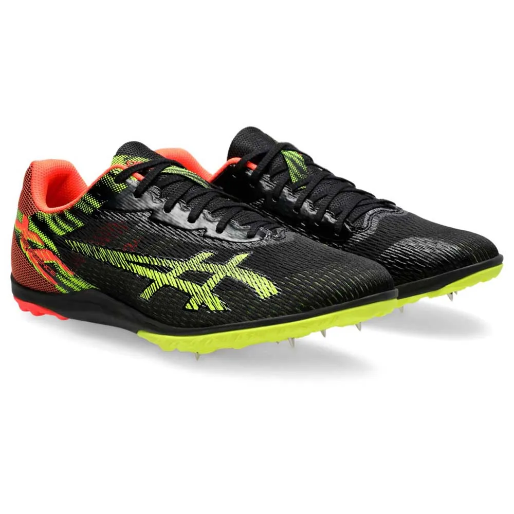 Asics Resurgence Xc Løpesko Med Pigger male, Black / safety yellow