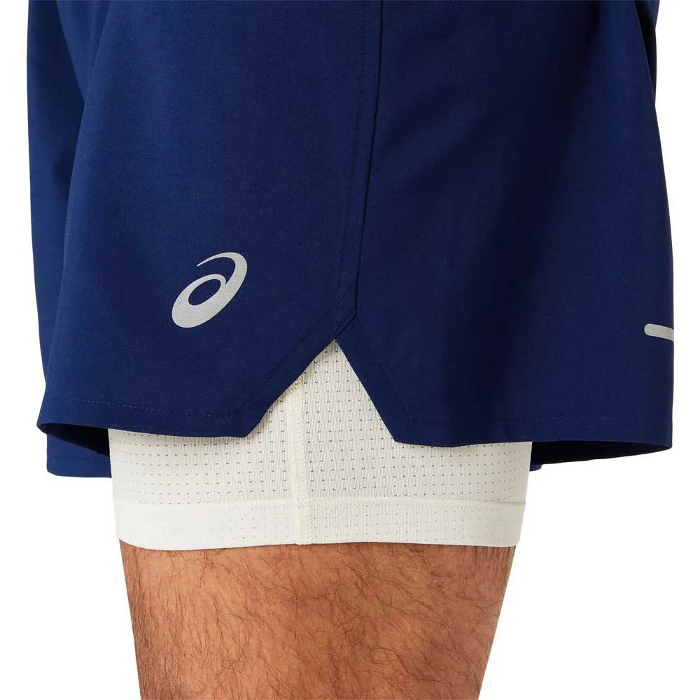 Asics Road 2-in-1 5inch Shorts male