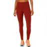 Asics Road Leggings female, Deep red