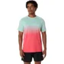 Asics Sømløs T-skjorte Med Korte Ermer Refurbished male, Coral reef / oasis green