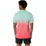 Asics Sømløs T-skjorte Med Korte Ermer Refurbished male, Coral reef / oasis green