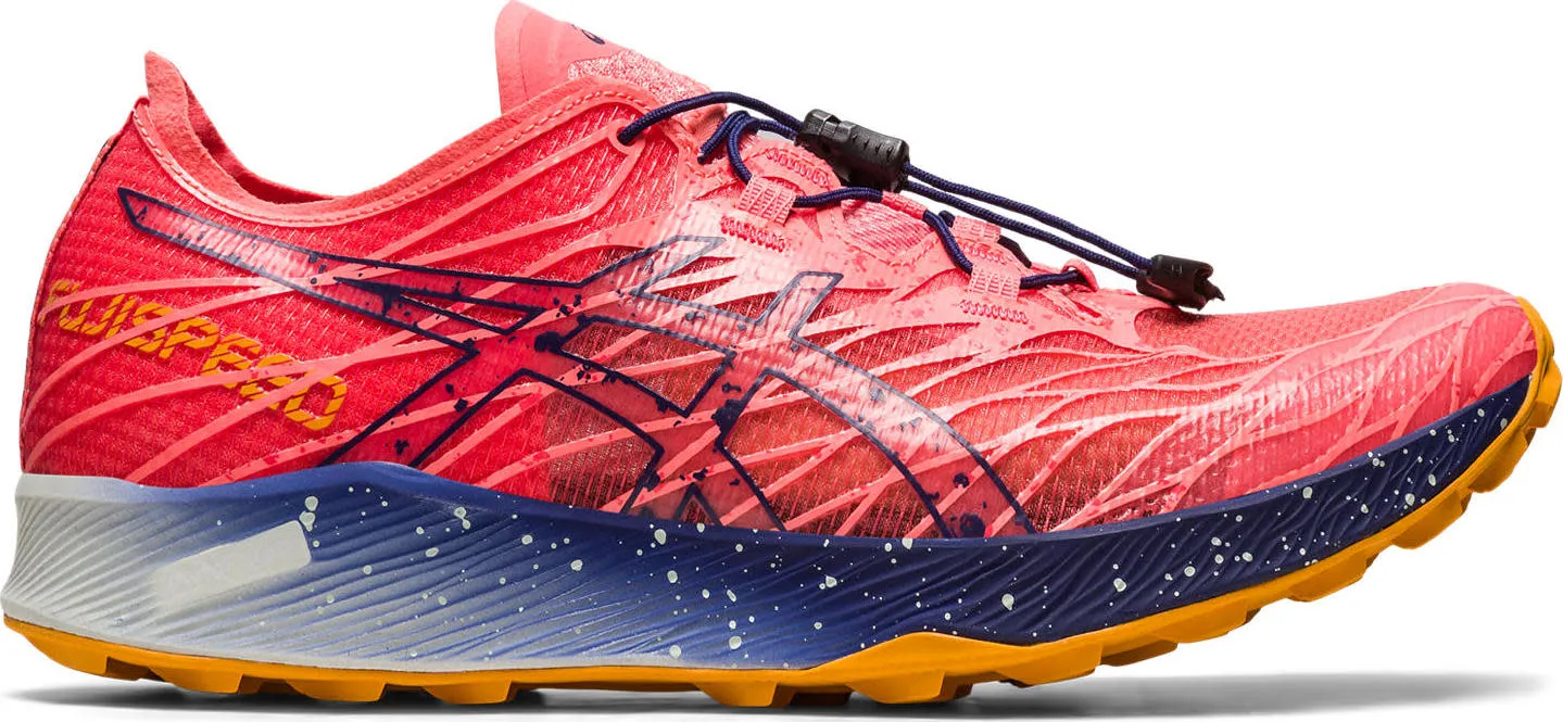Asics Women's FujiSpeed, Papaya/indigo blue