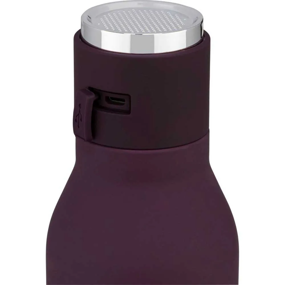 Asobu Bt60 500ml With Bluetooth Speaker Termosflaske, Purple, One Size