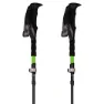 Asolo Appoach Long Dlx Spaserstokker, Black / green, 110-130cm