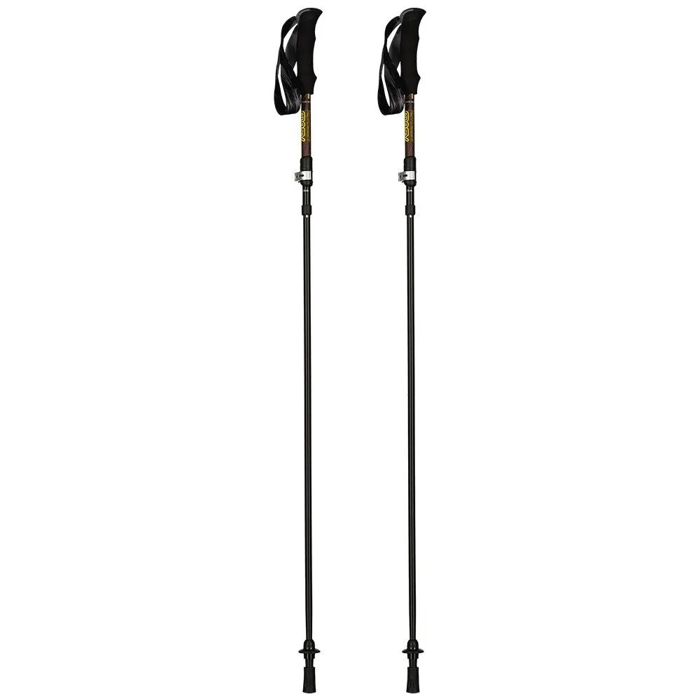 Asolo Approach Dlx Spaserstokker, Black / grey, 110-130cm