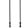 Asolo Approach Dlx Spaserstokker, Black / grey, 110-130cm