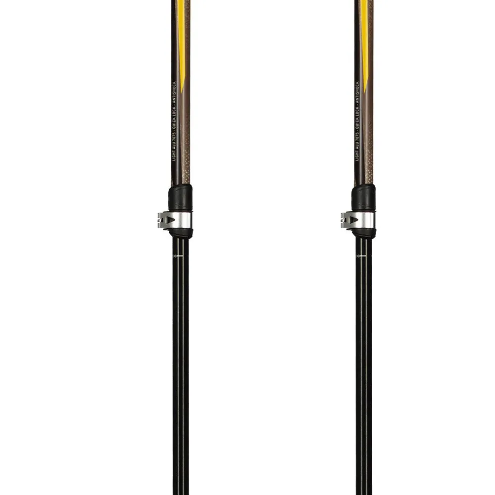 Asolo Climber Spaserstokker, Grey / black / yellow, 64-135cm Asolo Climber Spaserstokker, Grey / black / yellow, 64-135cm