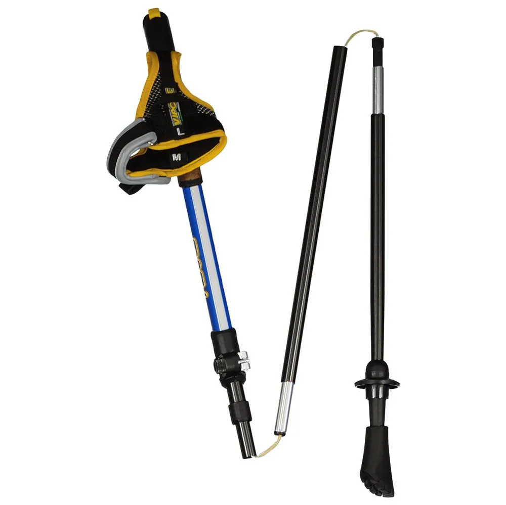Asolo Traveller Dlx Spaserstokker, Black / blue, 110-130cm Asolo Traveller Dlx Spaserstokker, Black / blue, 110-130cm