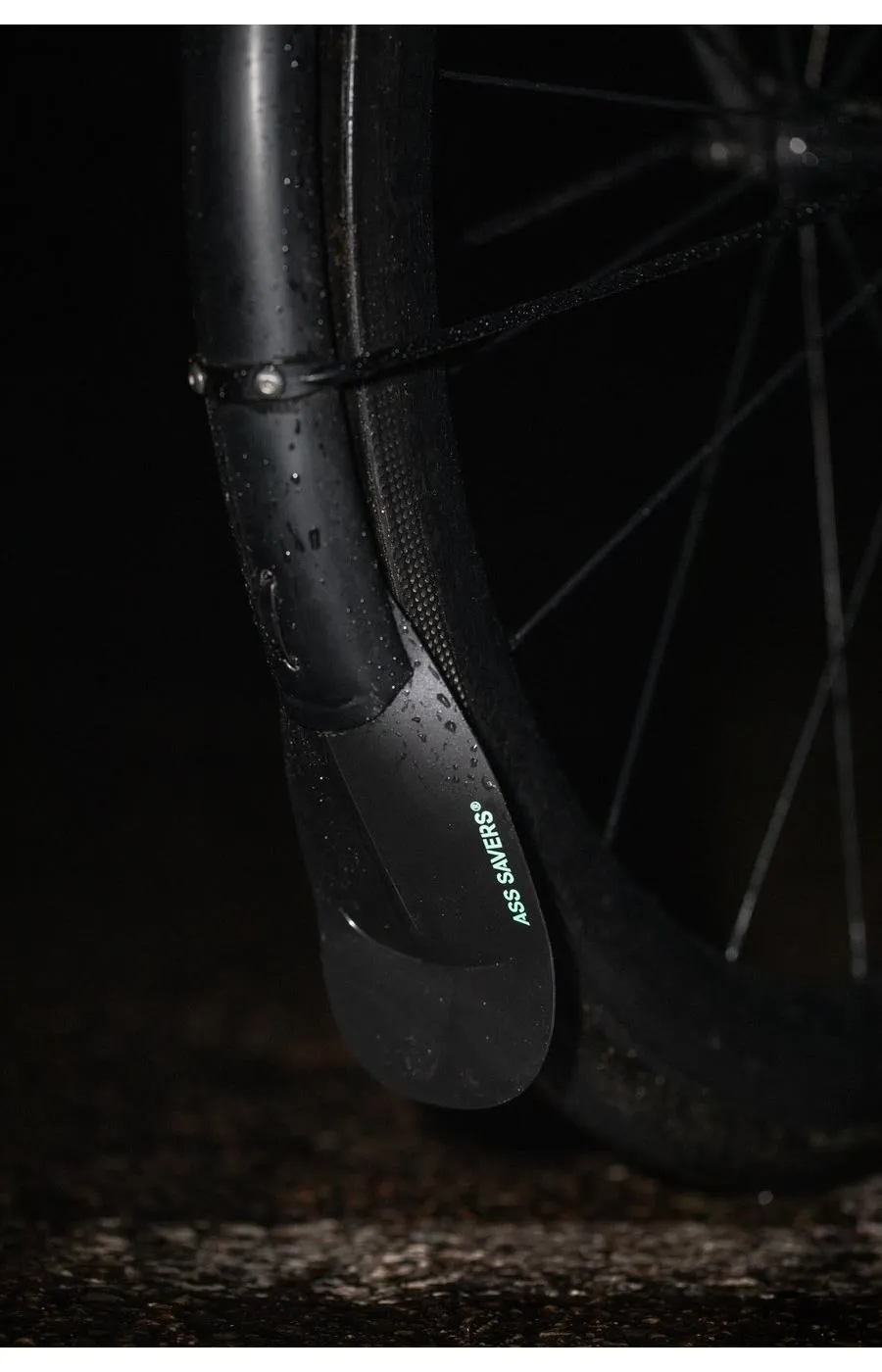 Ass Savers ToeTector Regular Framskjerm, Svart