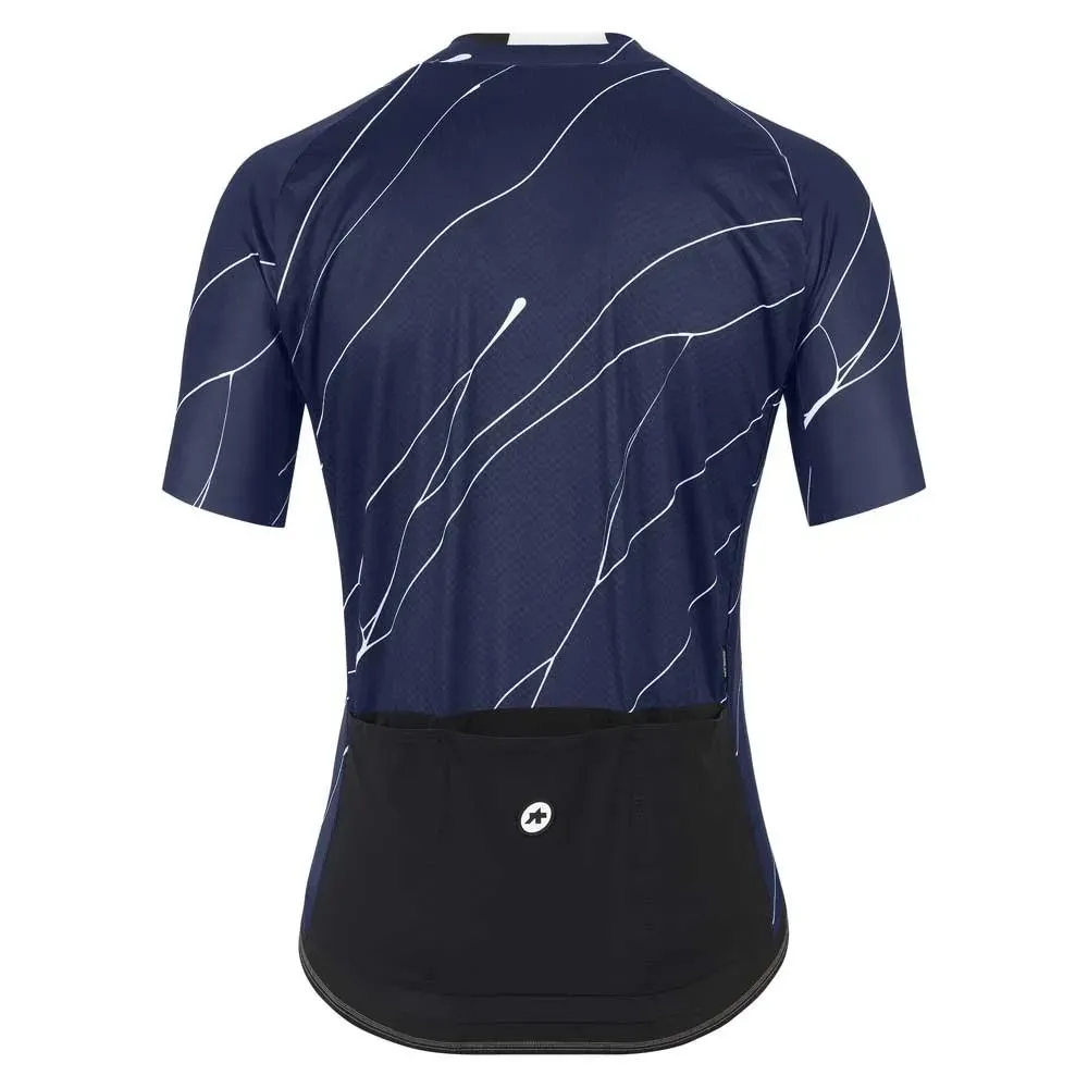 ASSOS Mille Gt C2 Evo Ultra Blood Kort Ermet Trøye, Genesi blue, S