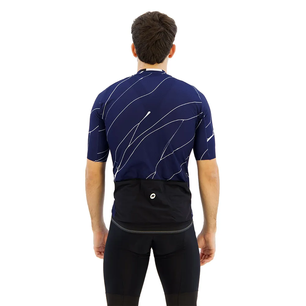 ASSOS Mille Gt C2 Evo Ultra Blood Kort Ermet Trøye, Genesi blue, S