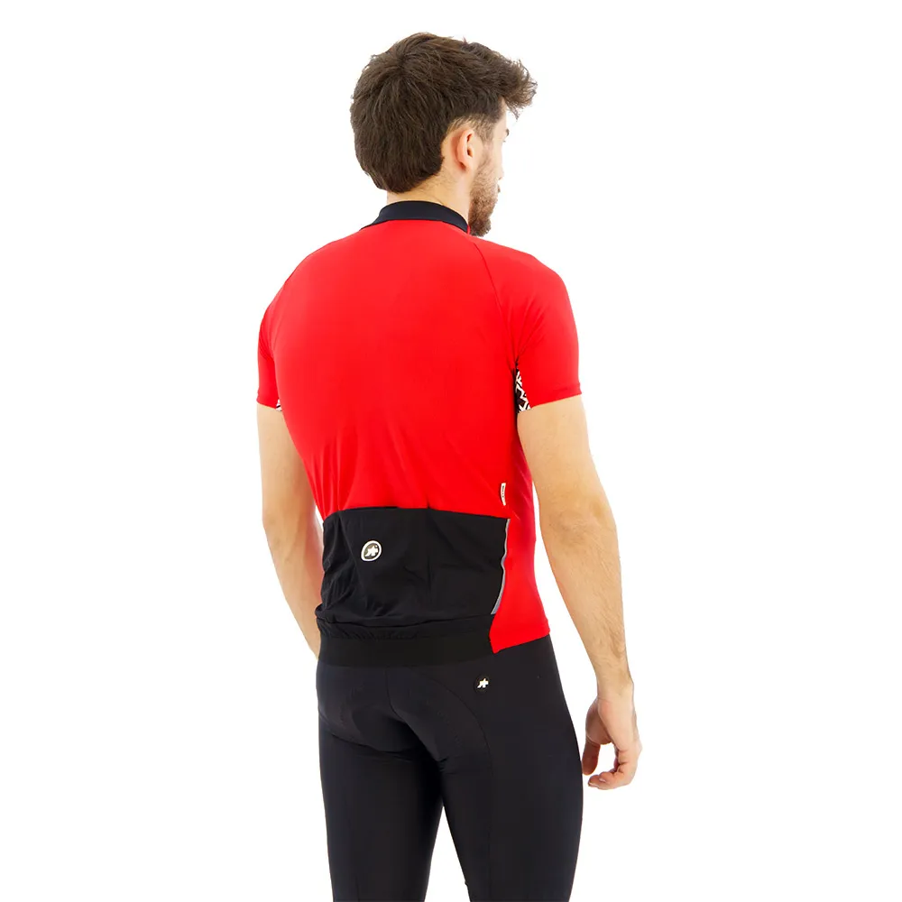 ASSOS Mille Gt Kort Ermet Trøye, National red, S