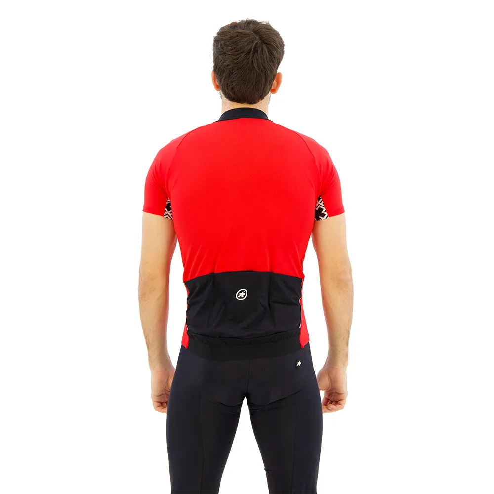 ASSOS Mille Gt Kort Ermet Trøye, National red, S