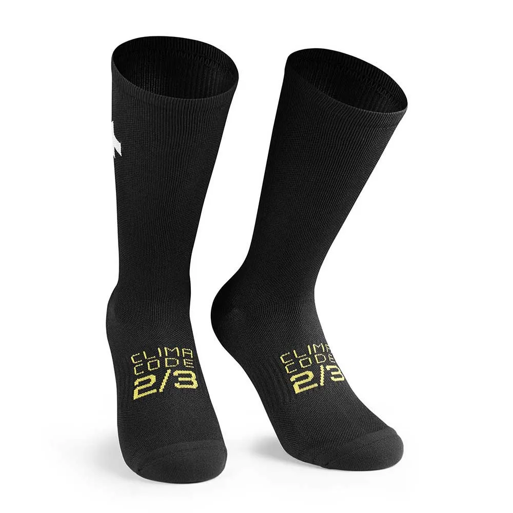 ASSOS Spring Fall P1 Sokker, Black series