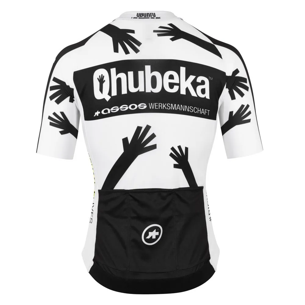 ASSOS Team Qhubeka 2021 Gt Kort Ermet Trøye, Blue ASSOS Team Qhubeka 2021 Gt Kort Ermet Trøye, Blue