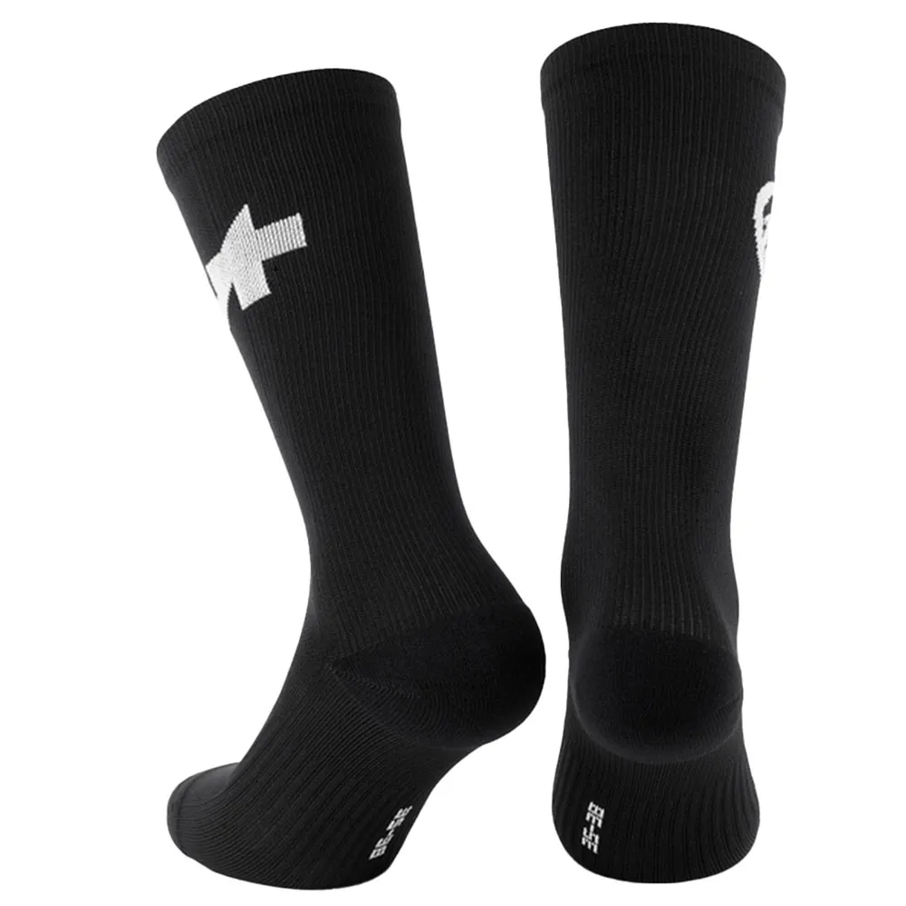 ASSOS X Mammut Gravel Spring Sokker, Black ASSOS X Mammut Gravel Spring Sokker, Black
