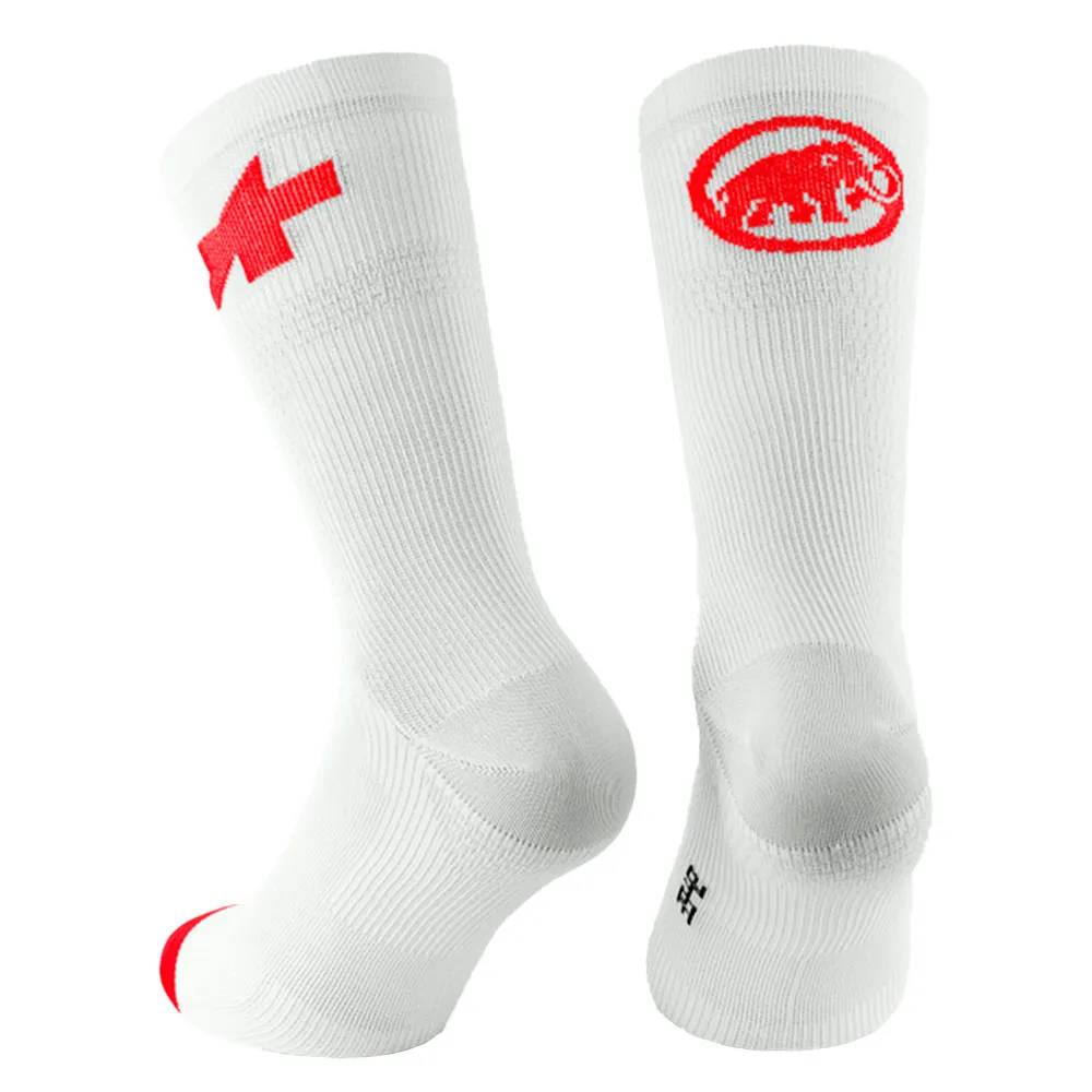 ASSOS X Mammut Gravel Summer Sokker, White ASSOS X Mammut Gravel Summer Sokker, White