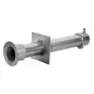 Astral 00327 Inox Aisi304 L240mm Veggrør Med 1 1/2 Innvendig Gjenger I Begge Ender unisex, Grey, 240mm