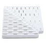 Astral 22380 90º H22mm L250mm L1_245mm Hjørnefliser Av Plast Til Overløpskanal unisex, White, One Size