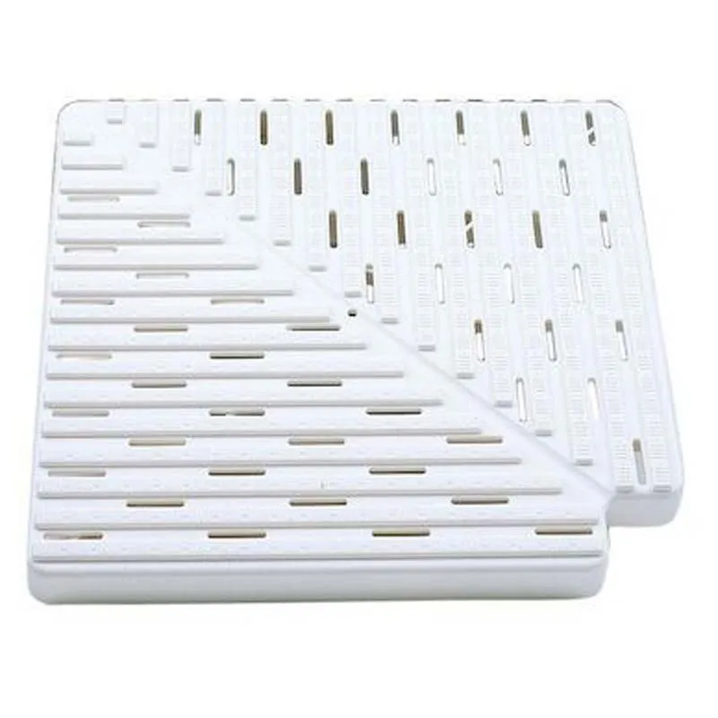 Astral 22382 90º H22mm L340mm L1_335mm Hjørnefliser Av Plast Til Overløpskanal unisex, White, One Size