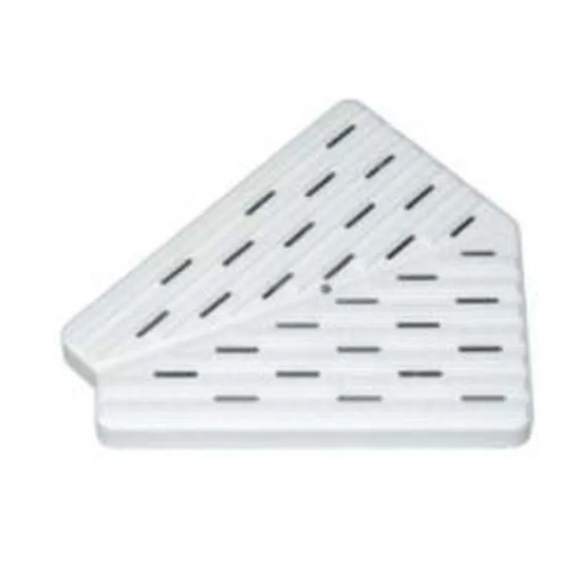 Astral 22387 45º H22mm L200mm L1_195mm Hjørnefliser Av Plast Til Overløpskanal unisex, White, One Size