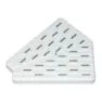 Astral 22388 45º H22mm L250mm L1_245mm Hjørnefliser Av Plast Til Overløpskanal unisex, White, One Size