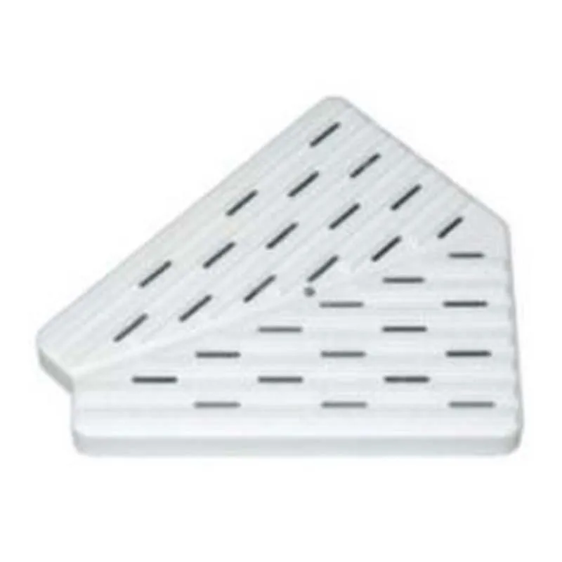 Astral 22394 45º H35mm L340mm L1_335mm Hjørnefliser Av Plast Til Overløpskanal unisex, White, One Size