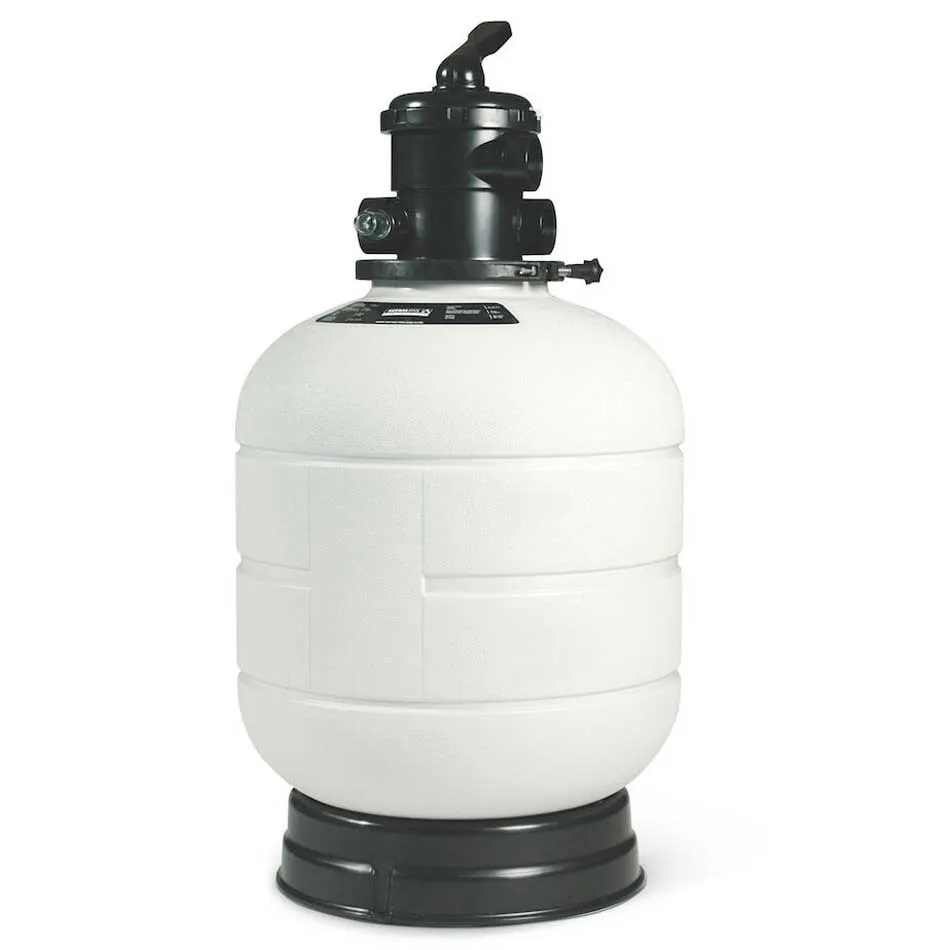 Astral 33814 Millennium Ø380 5500l/h Top Mount Valve 1 1/2´´ Blåst Sandfilter unisex, White / black, One Size