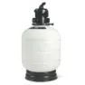 Astral 33816 Millennium Ø480 9000l/h Top Mount Valve 1 1/2´´ Blåst Sandfilter unisex, White / black, One Size