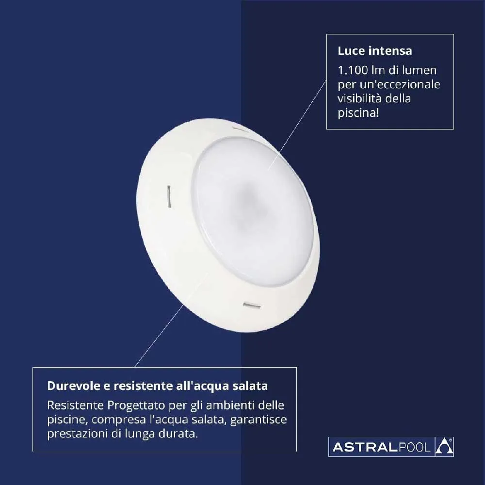 Astral 64561 Lumiplus Essential Rapid Rgb Rc1100 For Concrete Pool Projektor unisex, White, One Size Astral 64561 Lumiplus Essential Rapid Rgb Rc1100 For Concrete Pool Projektor unisex, White, One Size